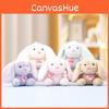 Keychain Cute Rabbit Cartoon Girl Backpack Decorative Pendant Plush Doll Gift