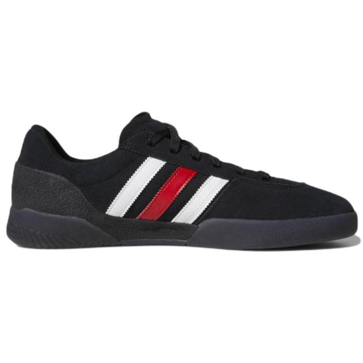 adidas Originals City Cup Замшевые Удобные Нескользящие Износостойкие Низкие Скейтбордические Кроссовки Мужские Черные DB1086