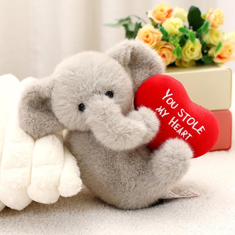 Elephant Quality Premium Plush Toy With Heart Design Charming Pig Doll Great For Love Celebrations