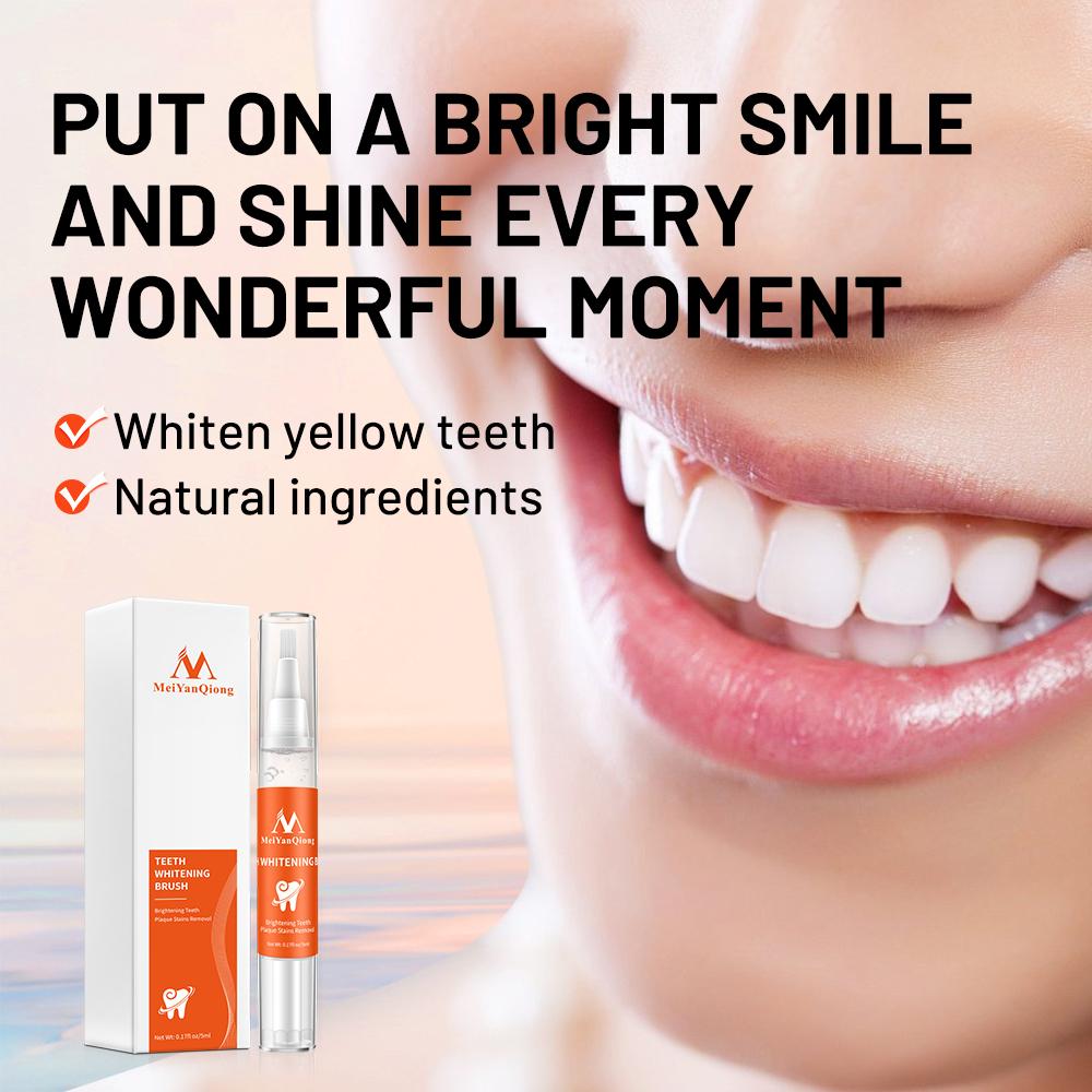 MeiYanQiong Ручка очищает пятна на зубах и отбеливает яркие зубы для удобства переноски