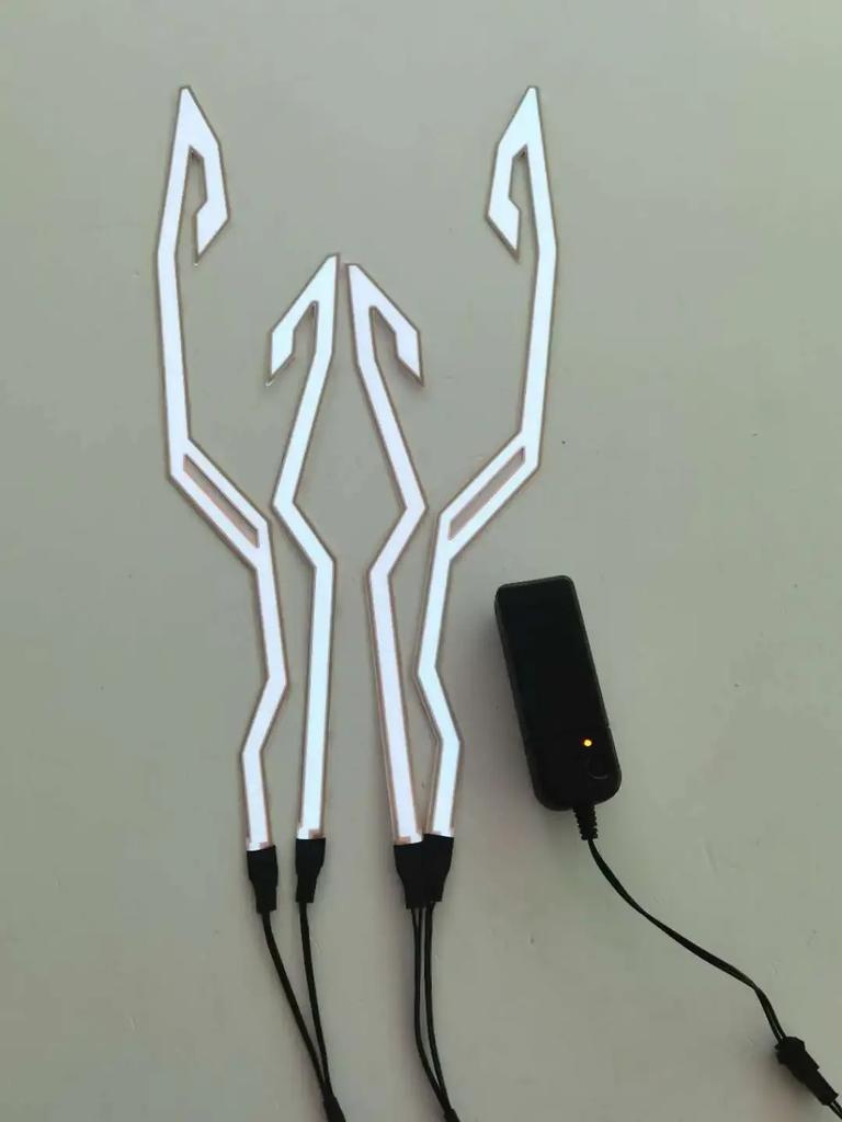 Новый фонарь для шлема мотоцикла 4 в 1 EL Light 3 Mode Led фонарь для шлема ночной езды сигнальная полоса для шлема комплект аксессуаров для украшения