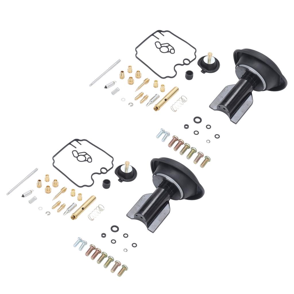 72 Pieces Carburetor Repair Kit with Plunger Diaphragm Gasket O Ring Float Valve Needle for TDM850 XTZ750 Motorcycle