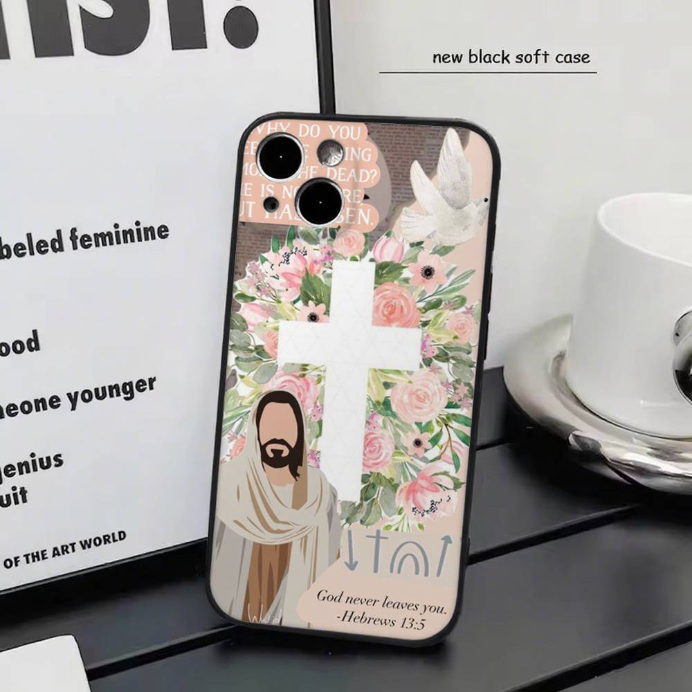 Христианская религиозная Иисус Для iPhone 17 Air 16 Pro Max 15 14 13 Полное покрытие Противоударное MagSafe Чехол