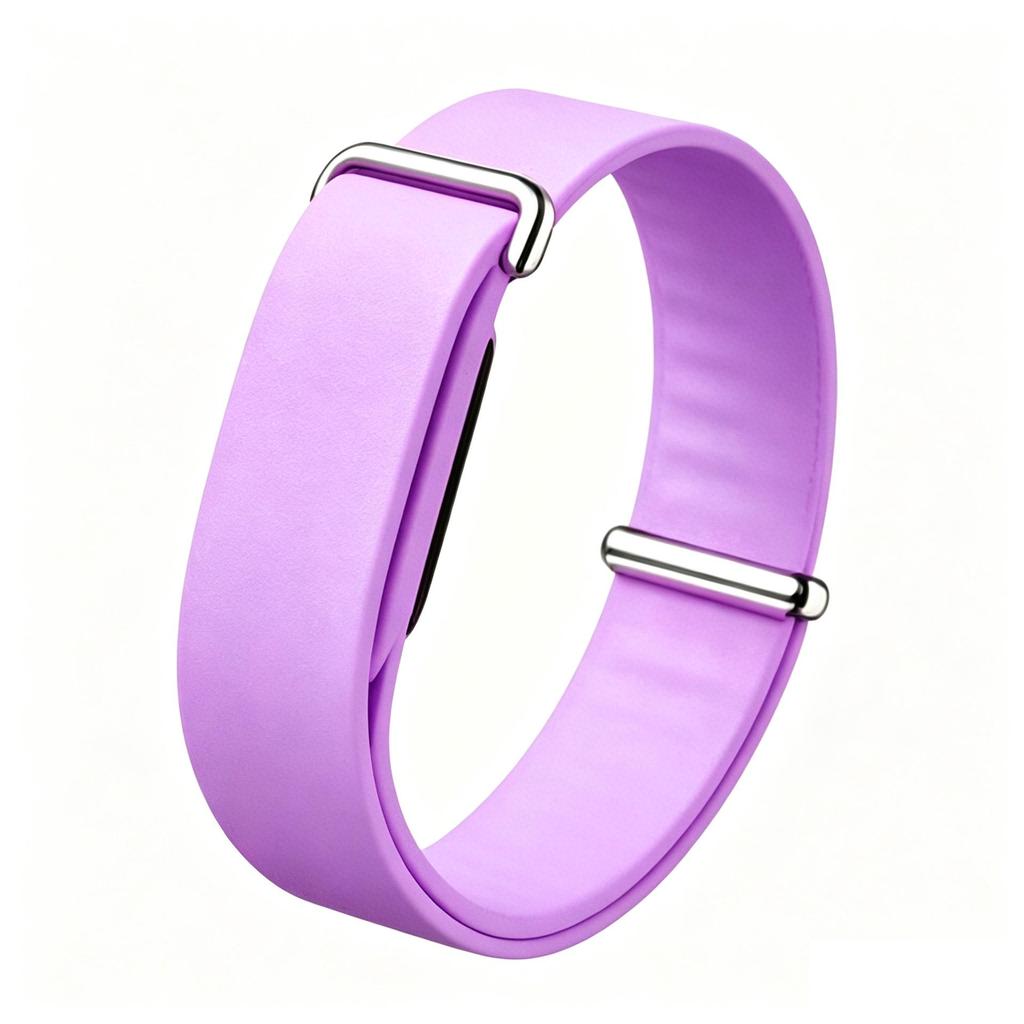 Google Air Monochrome Silicone Sports Replacement Watch Strap Compatible with Fitbit Air