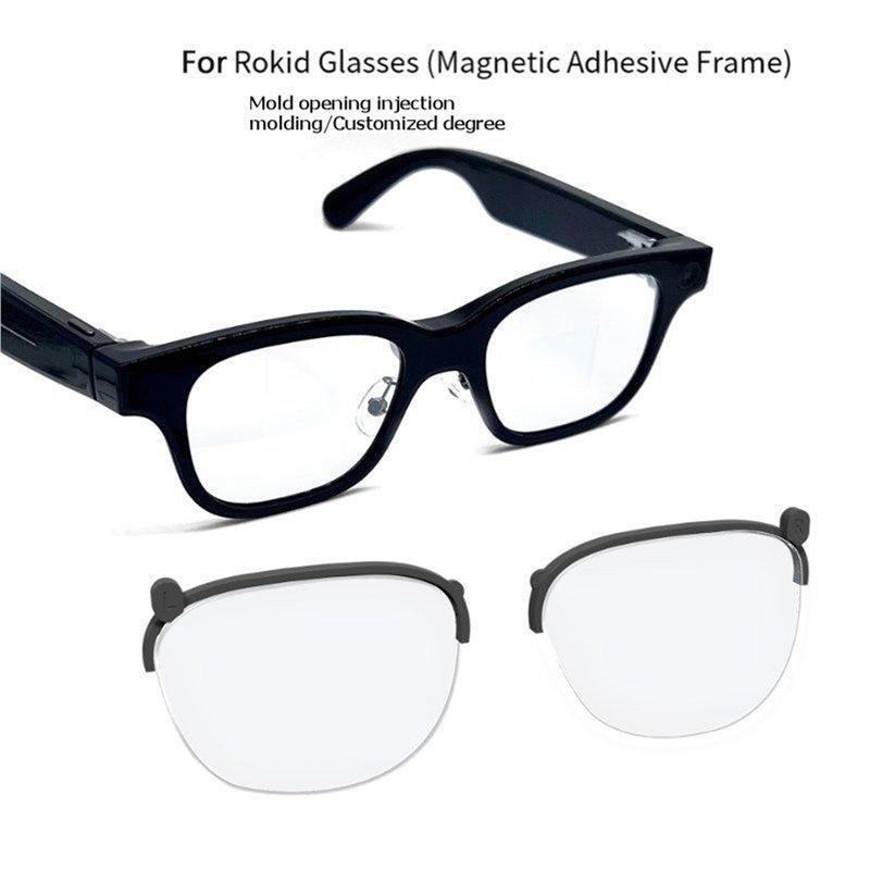 2X Semi-Rimless Frames for Rokid Glasses Smart Glasses for Myopia Astigmatism and Hyperopia. 5