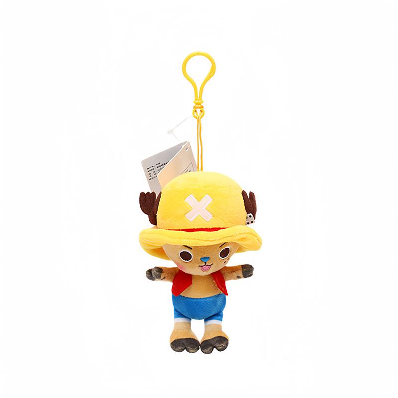 One Piece Plush Keychain Doll 12cm Laboon Luffy Tony Chopper Laboon Sabo Soft Stuffed Toy Backpack Ornaments Toy