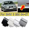 For BMW 5 Series E60 525i 528i 530i 535i 545i 2004-2007 51127119151 Rear Bumper Towing Hook Cap Cover Hauling Painted
