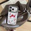 Противоударный гальванизированный чехол KT Cat с эффектом капель для iPhone 14/13 Pro Max