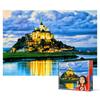 1000 Piece Jigsaw Puzzle - Cloudy Sky of Mont-Saint-Michel Castle, Popular Korean Puzzle