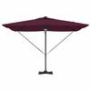 Roma Parasol Red 286 x 284 x 270 cm Aluminium and Polyester