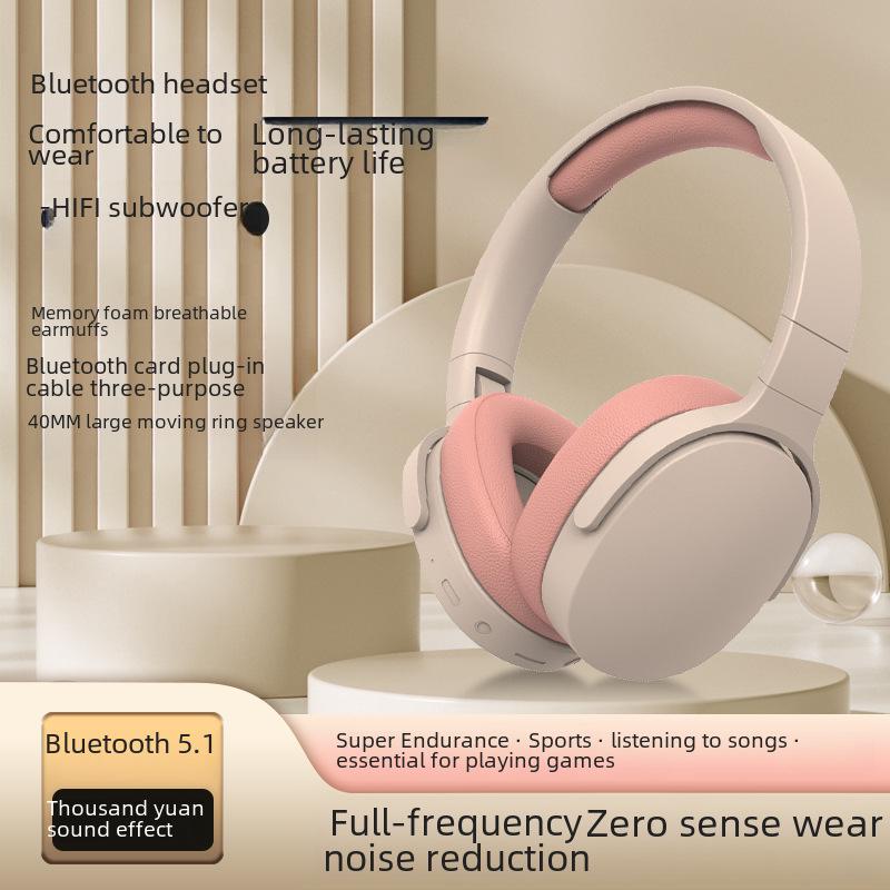 Bluetooth-гарнитура P2961: Шумоподавляющие, с креплением на голове, идеально подходят для онлайн-обучения, детской музыки и спорта. Идеально подходит для обучения и отдыха.