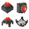 Car 500A 4 Position Battery Switch 12-24V Automotive Battery Isolator Disconnector Circuit Breaker Disconnect Switch
