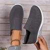 Women Mesh Breathable Loafers Sneakers Solid Color Front Summer Walking Casual Shoes Size 36-43