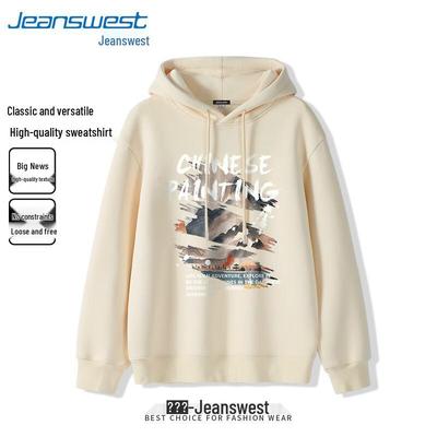 Мужская ретро-толстовка с капюшоном из плотного хлопка Jeanswest