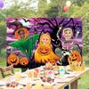 1pc, 2Dflat, Spooky Night Cutout Photo Prop Banner, Suitable for Halloween Photography Props, wsj