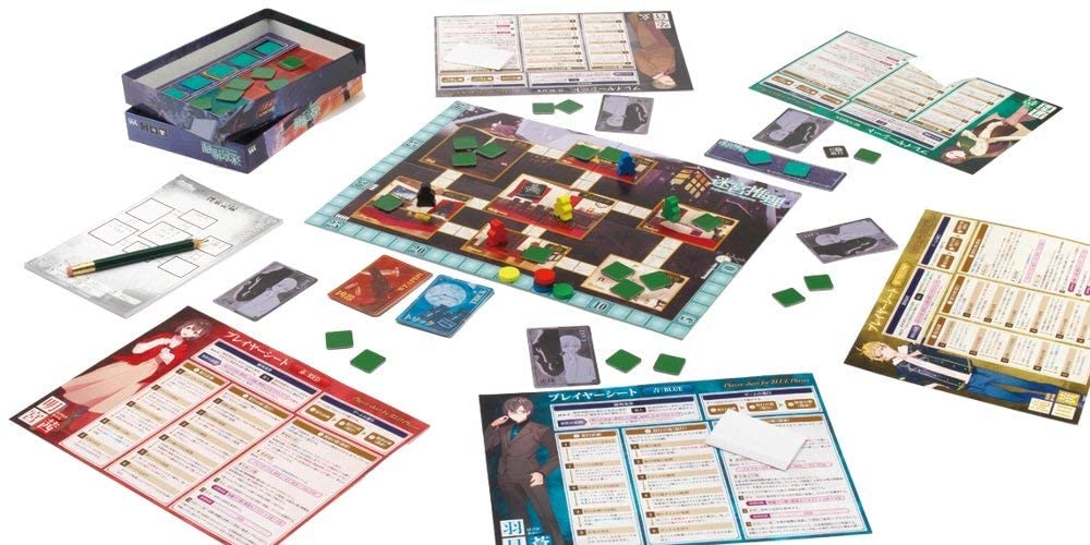 Настольная игра «Загадка Яномана» с разгадыванием и сокрытием Количество от 3 до 5 Игра «Шун АЯ Хиёри Асахигава» [Загадка лабиринта] игроки дизайн и