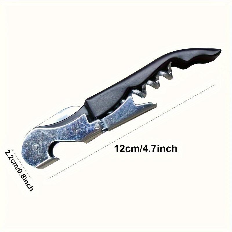 1 шт., штопор из нержавеющей стали Easy-Glide - 4,7-дюймовый легкий штопор для вина для использования дома и в автофургоне