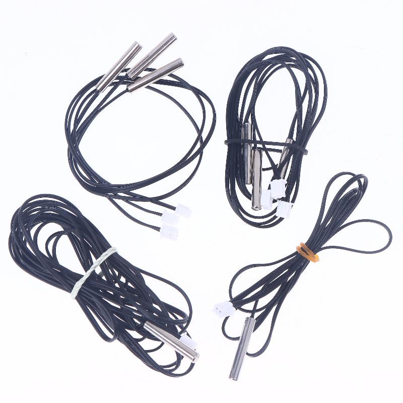 1/3 шт. Для Arduino W1209 W1401 30/50/100/200/300 см Ntc 10K 1% 3950 Термистор Датчик температуры Водонепроницаемый Кабель-зонд