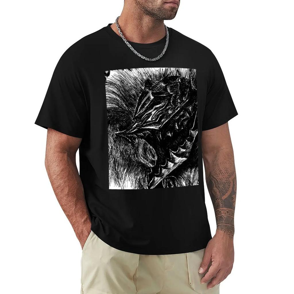 Футболка Beast Of Abyss Мешковатые рубашки Customs Men Clothings