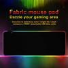 Коврик для игровой мыши с большим RGB цветным светодиодным освещением 800 * 300 мм для портативных ПК