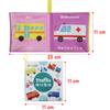 Rapeti Baby Cloth Picture Baby Set of 6 Sounding Можно взять с собой в Early Educational Child Care Baby Shower For Infants Dr.. Книга, Игрушка, Японская,