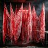 Scary Gauze Fabric Halloween Coarse Mesh Fabric, Polyester Cotton Decor for Haunted Eerie Atmosphere House, Spooky DIY Scene Decoration, Creepy Party
