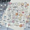 Прозрачные тисненые наклейки Jiji and Kawa для самостоятельного оформления студенческих планировщиков