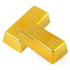 Fake Gold Bar Plastic Golden Paperweight Home Decor Bullion Bar Simulation