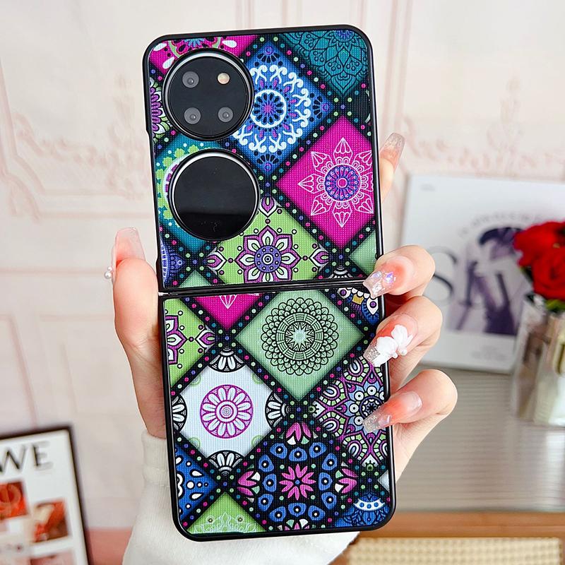 Чехол для телефона в национальном стиле, тонкий, мягкий, из ТПУ, противоударный, защитный чехол для OPPO Realme OnePlus Vivo Huawei Honor Xiaomi Redmi Samsung