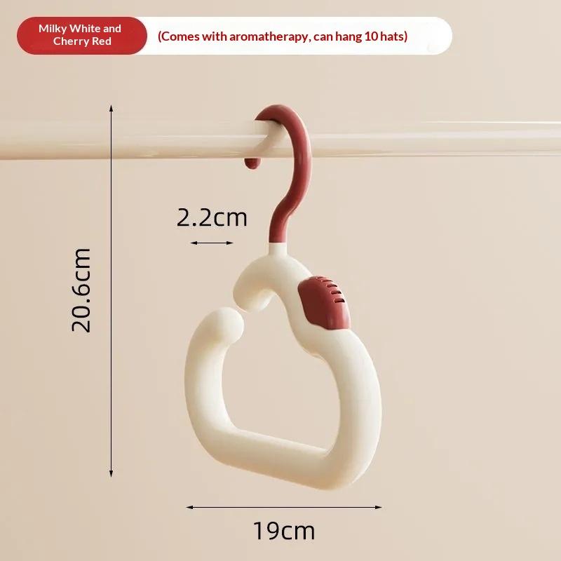 Multifunctional Rotatable Hanger for Scarves Belts Ties Hats Anti Slip Rack Home Wardrobe Closet Storage Organization