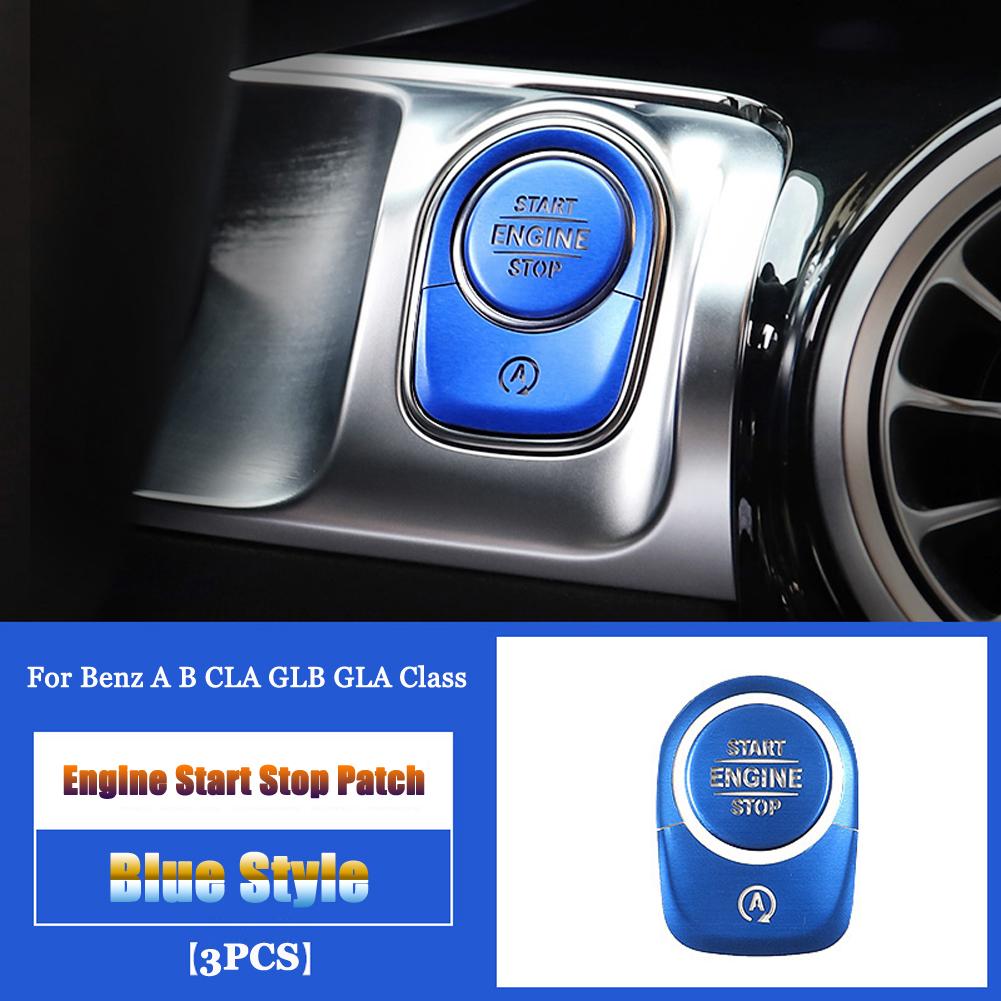 For Mercedes Benz A B CLA GLB GLA Class W177 V177 W247 C118 W118 X247 H247 AMG A35 A45 Car Engine Start Stop Button Trim Cover