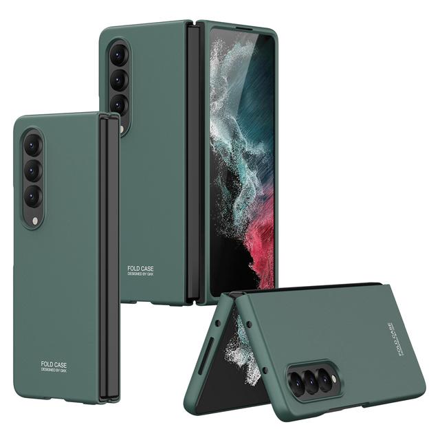 Luxury Ultra Thin Matte Case For Samsung Galaxy Z Fold 4 5g Zfold4 All Inclusived Protection Shockproof Hard Slim Foldable Cover