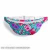 Outdoor Dekostoffe Oxford - Motiv Hibiskus Auf Blauem
