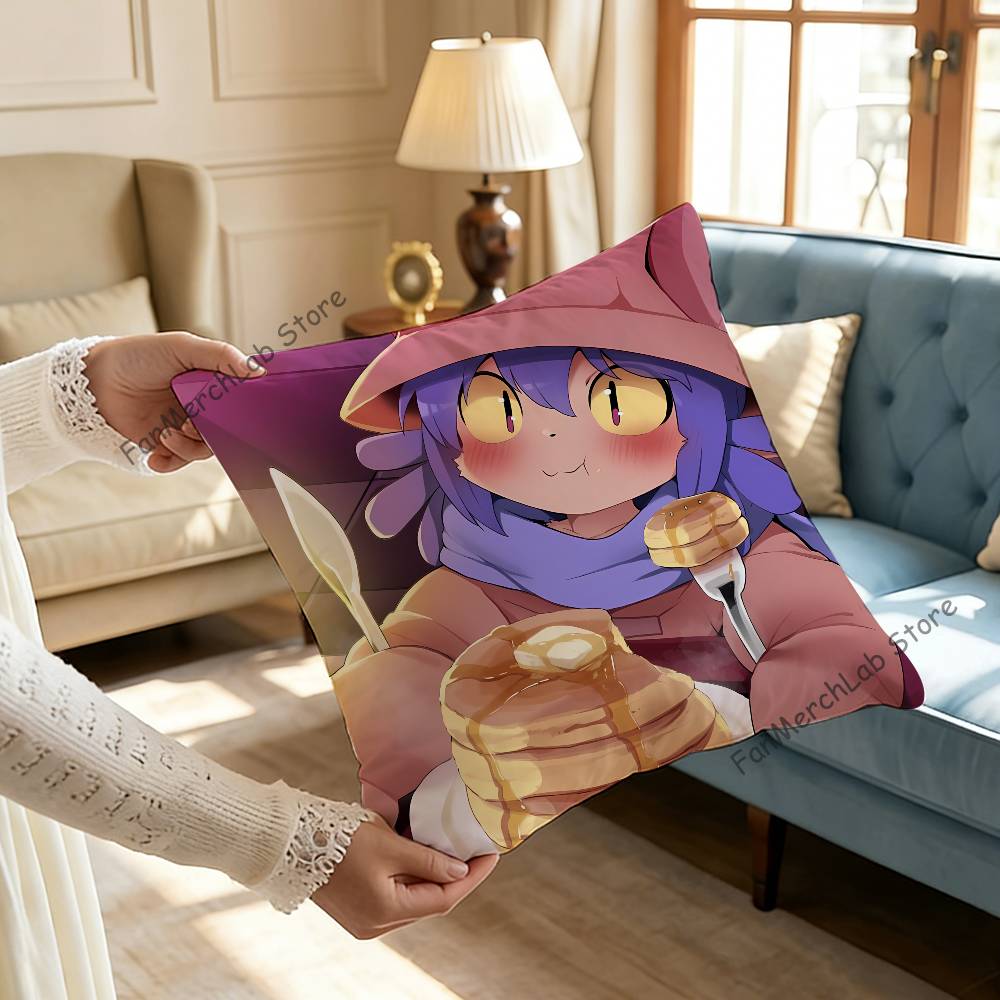 Anime NNiko OOneshotS Printed Pillow Cover Cushion Case Simple Sofa Pillow Case No Pillow Core