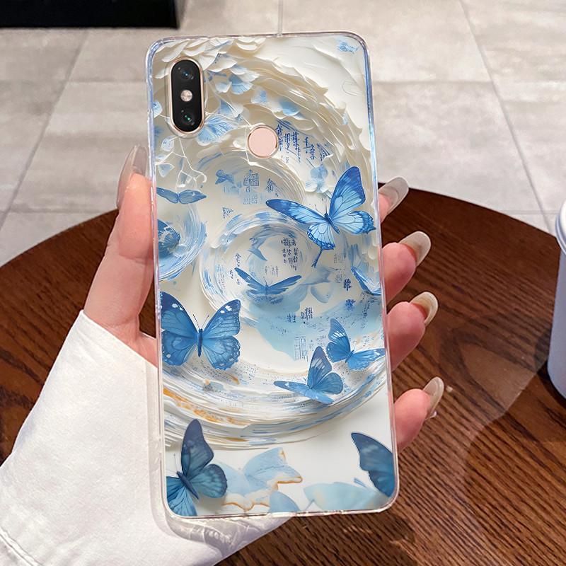 Чехол для Xiaomi Mi Max 3 Jelly Защитный чехол Fundas Прозрачный силиконовый Мягкий ТПУ Задняя крышка Милый Кролик Кошка Чехол для телефона Coque