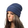 New Autumn And Winter Wool Cap European And American Women's Capped Cap Warm Knitted Cap Simple Solid-Coloured Cap
