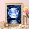 5D Diamond Painting Moon Full Round Diamond Art Embroidery Landscape Home Decoration