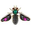New Rhinestone Bee Brooches For Women Spring Insect Design Pin 4 Colors Available Coat Accessories High Quality
