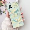 Чехол для телефона Vivo V21e V2061 / V21 4G 5G V2050 V2066 VivoV21e V 21 4G Элегантный цветочный принт с кошкой Мягкий силиконовый ТПУ Чехлы