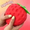 Fruit Ball Strawberry Slow Rebound Toy Slow Rebound Fruit Squeeze Toy  Children Toys