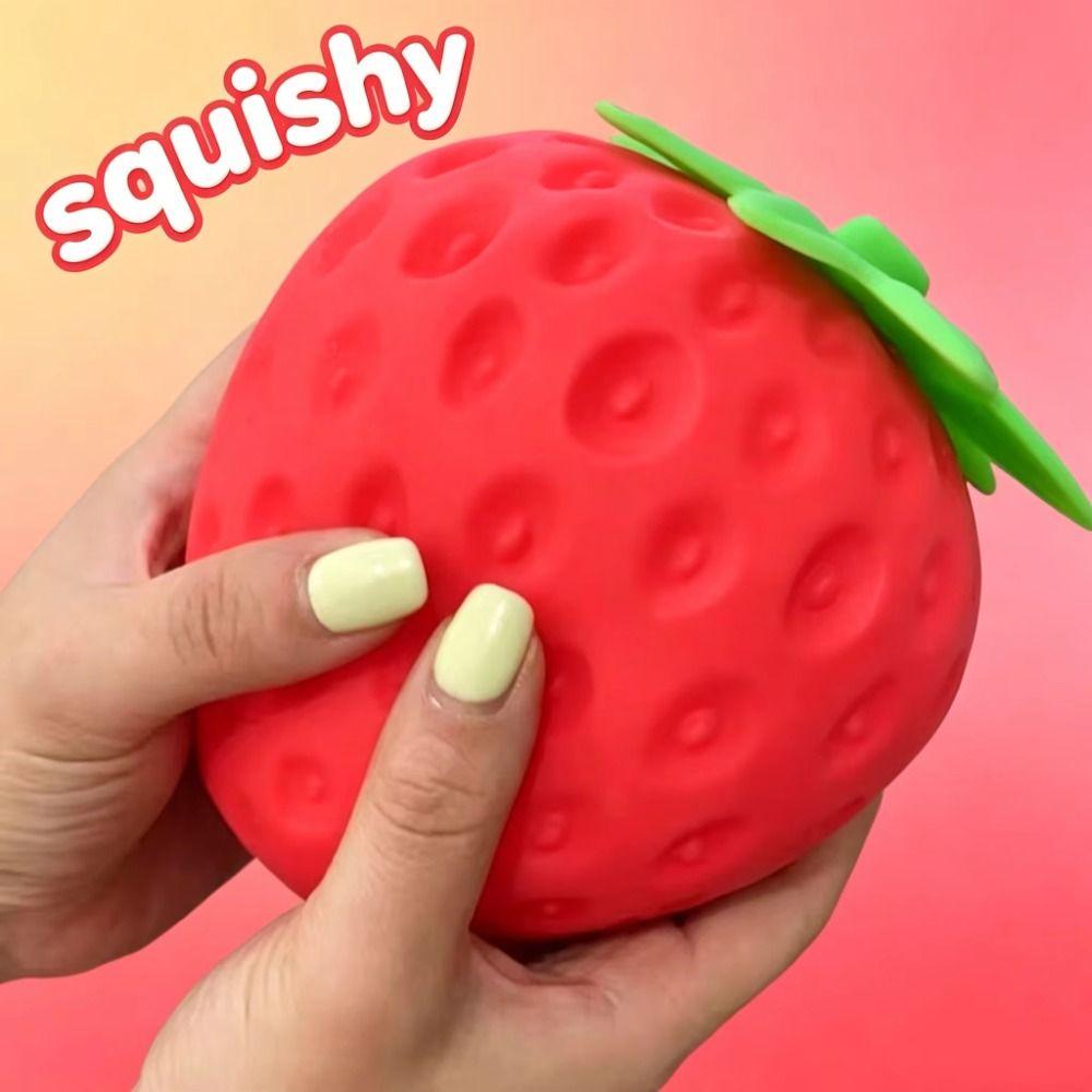 Fruit Ball Strawberry Slow Rebound Toy Slow Rebound Fruit Squeeze Toy Children Toys