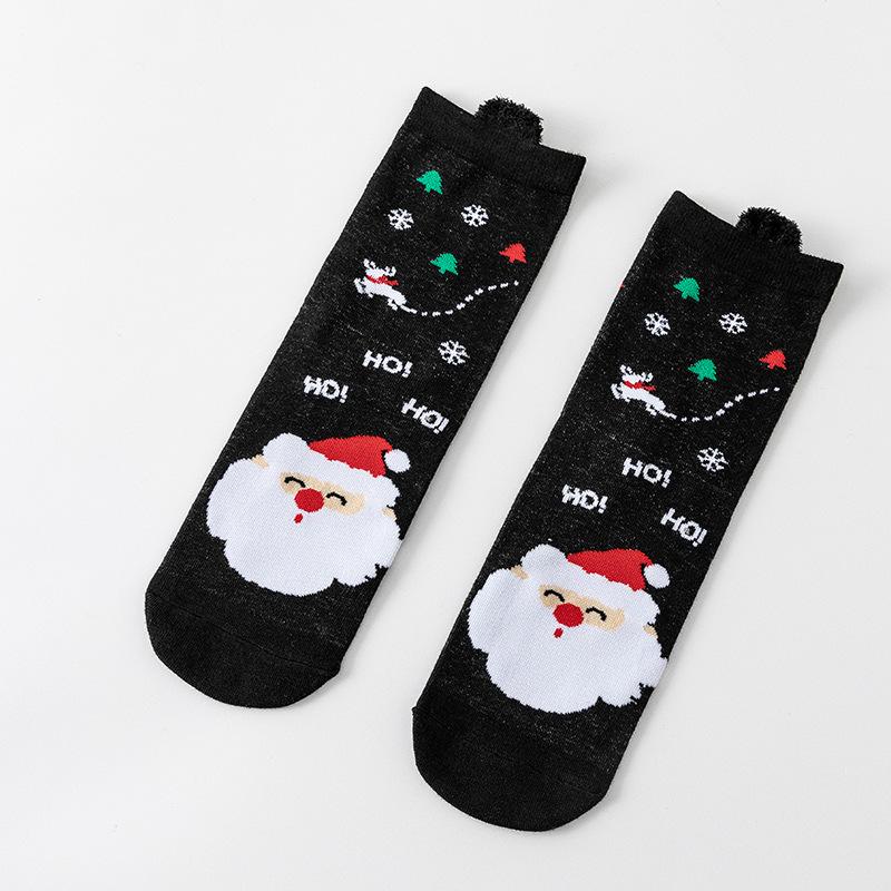 Christmas Cotton Cartoon Socks Merry Christmas Decorations For Home Xmas Ornaments Gifts Party Supplies Happy New Year