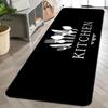 Tableware Pattern Floor Mat Dirt-resistant Doormat Kitchen Carpet Kitchen Runner Rug  Entrance