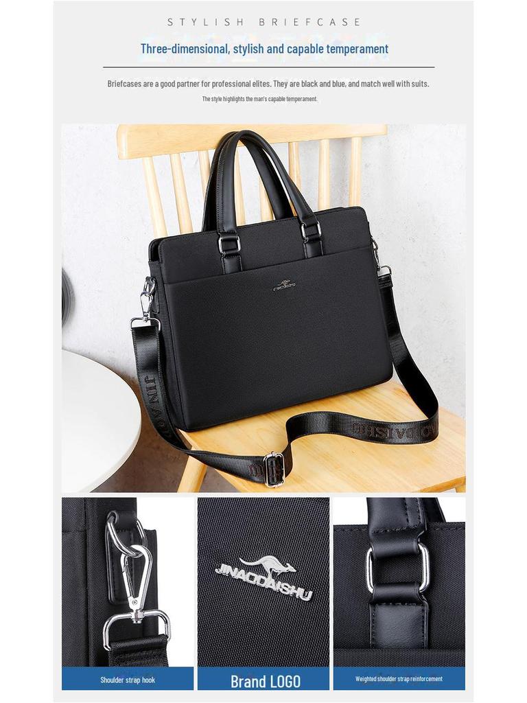 Kangaroo Men's Waterproof Oxford Handbag Laptop Briefcase