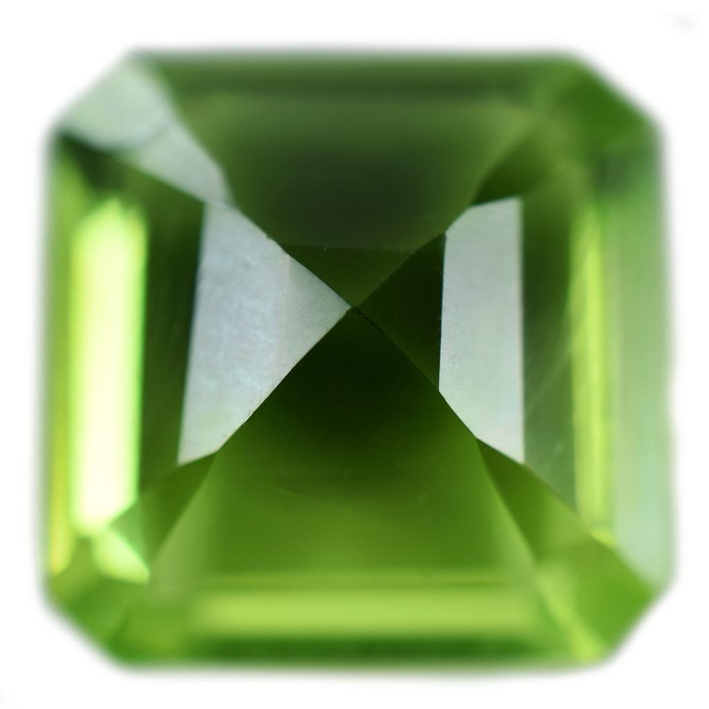 PERIDOT Square Cut Green 8 To 10 Ct Rare Loose Gemstone Each Ring Size