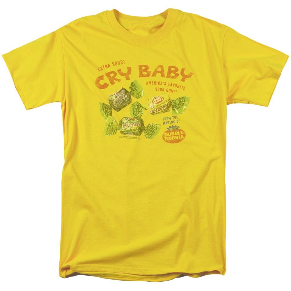 Dubble Bubble Cry Baby Candy Licensed Adult T-Shirt
