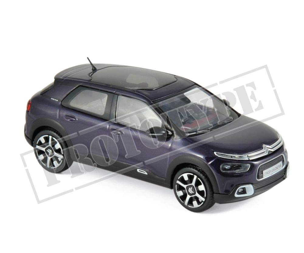 Norev C4 Cactus 2018 Глубокий фиолетовый Белый декор NV155477 Citroën &