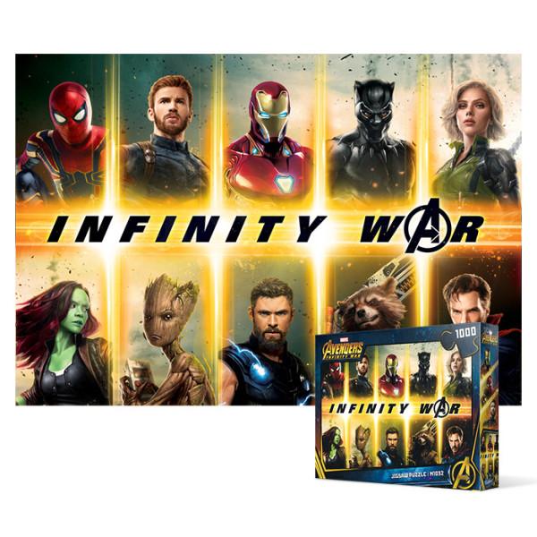 Пазл из 1000 деталей - Marvel Infinity War Collection 4, популярная корейская головоломка