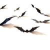 12PCS 3D Life-like Bats Decorative Scary Wall Decal Halloween Wall Sticker Decor