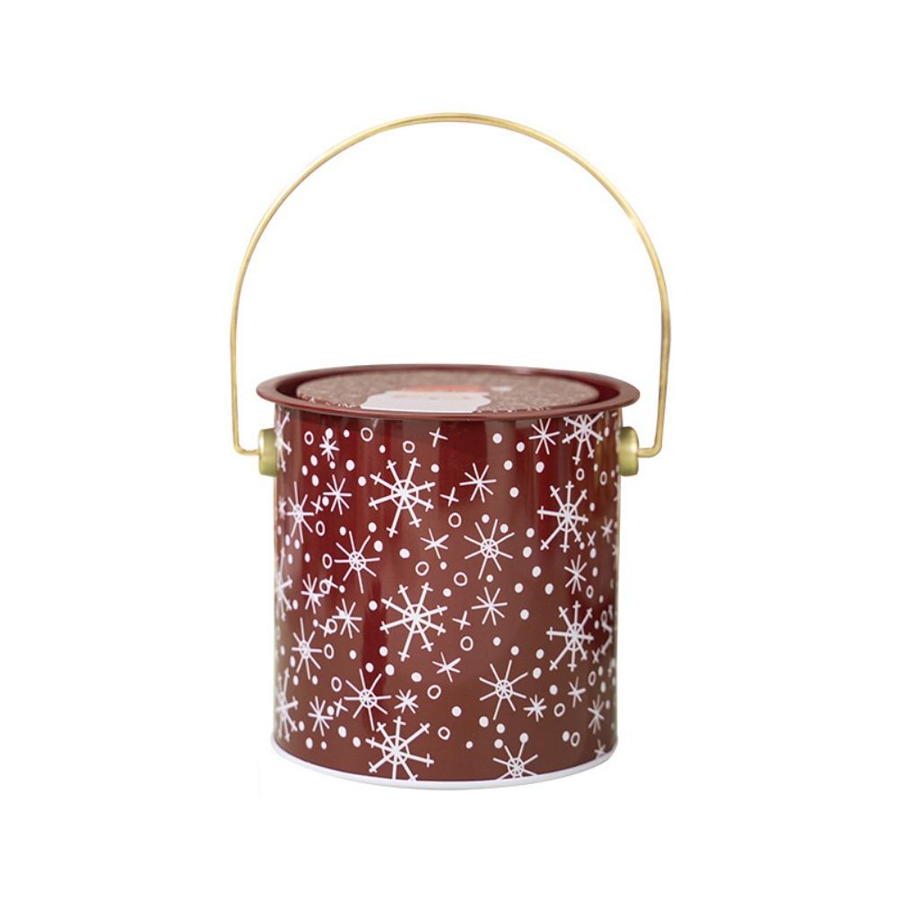 Santa Claus Christmas Candy Box Snowman Cookies Biscuit Case Xmas Candy Bucket New Year